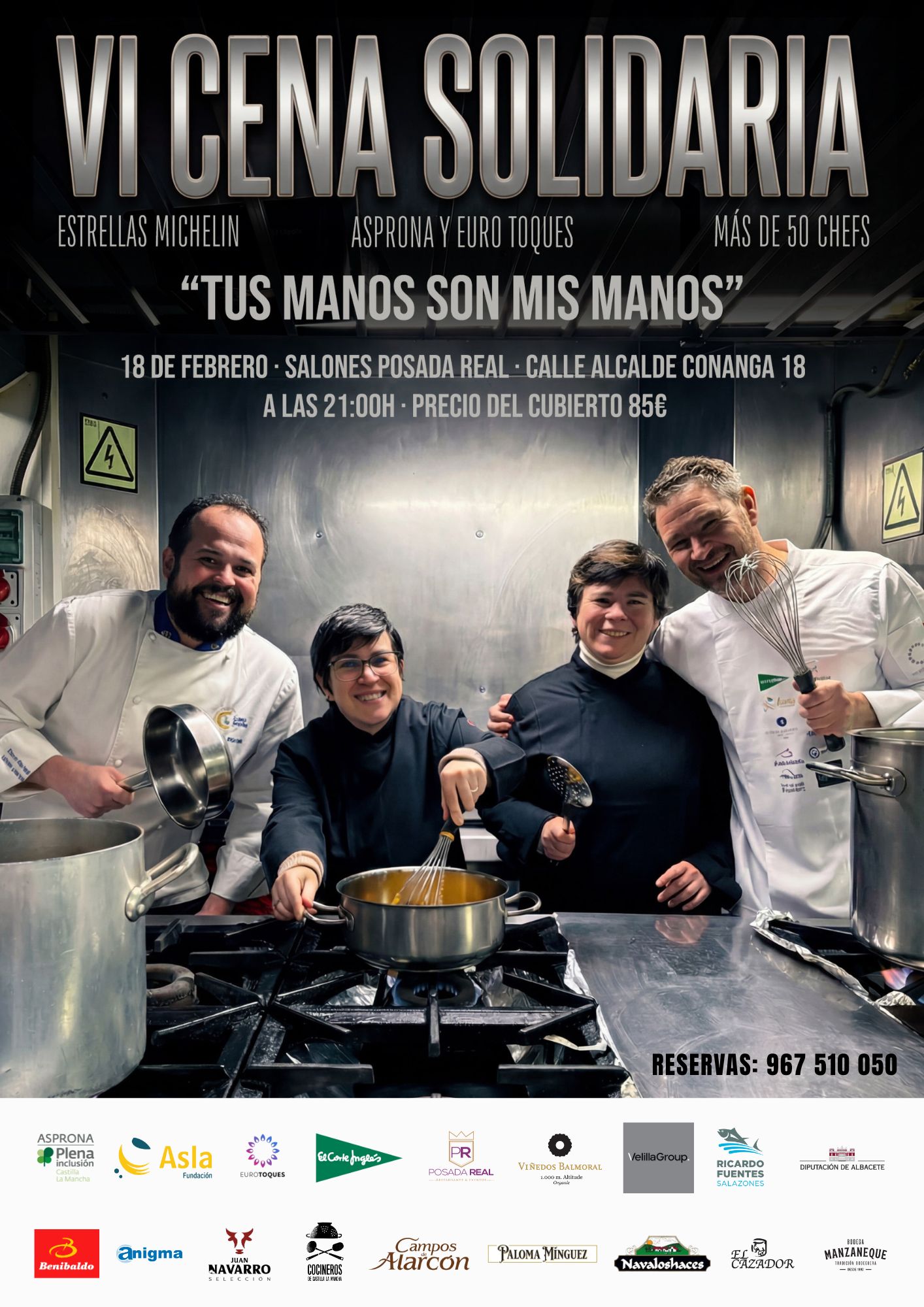 Cartel A4 VI cena asprona